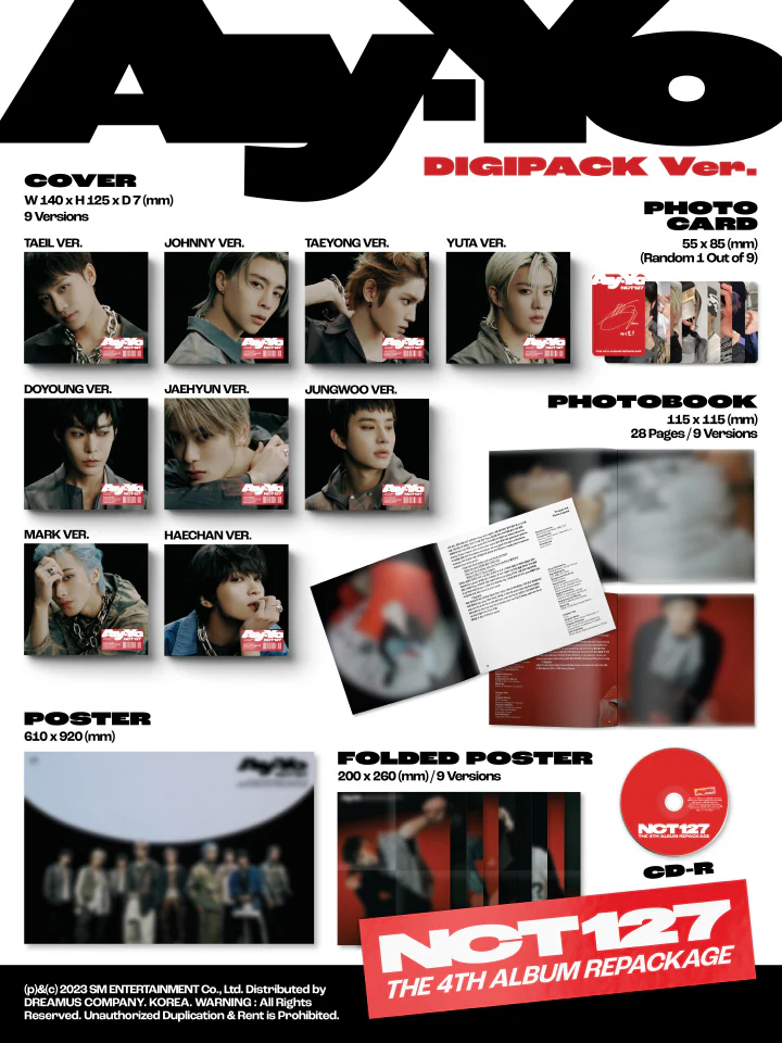 NCT 127 - Ay-Yo [Digipack Ver.] CD - Image 2