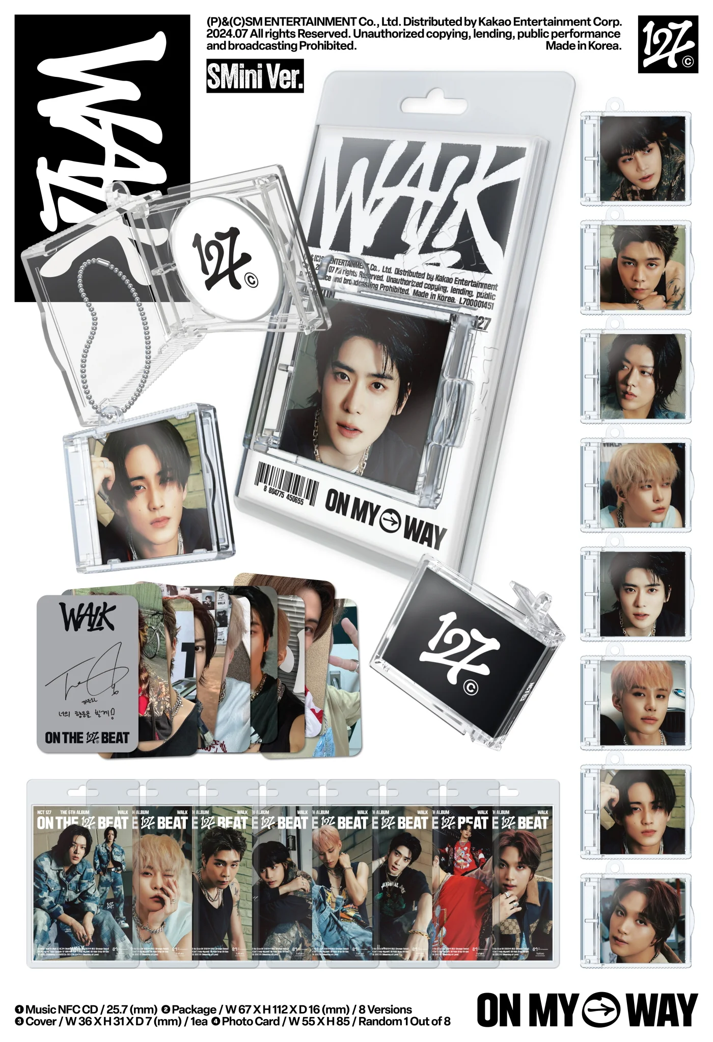 NCT 127 - WALK [SMini Ver.] Smart Album - Image 2