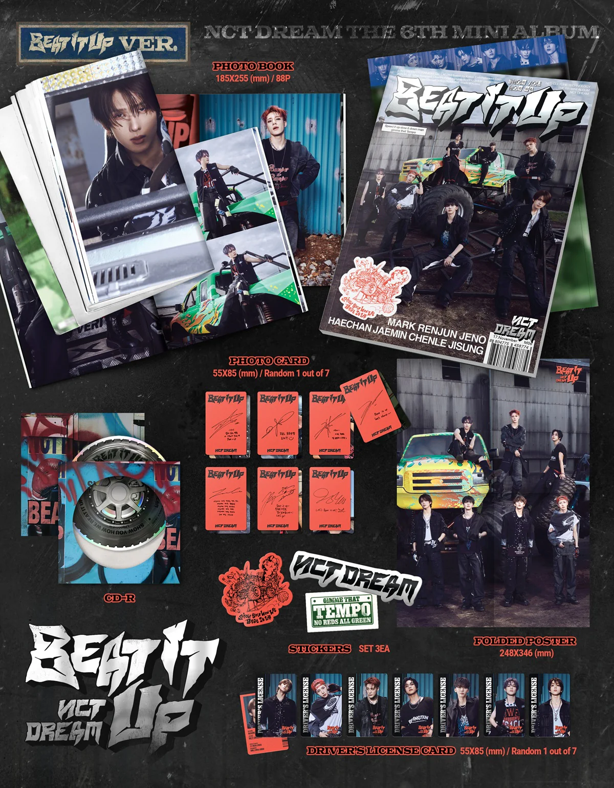 Nct Dream - 6th Mini Album Beat It Up Beat It Up version CD - Image 2