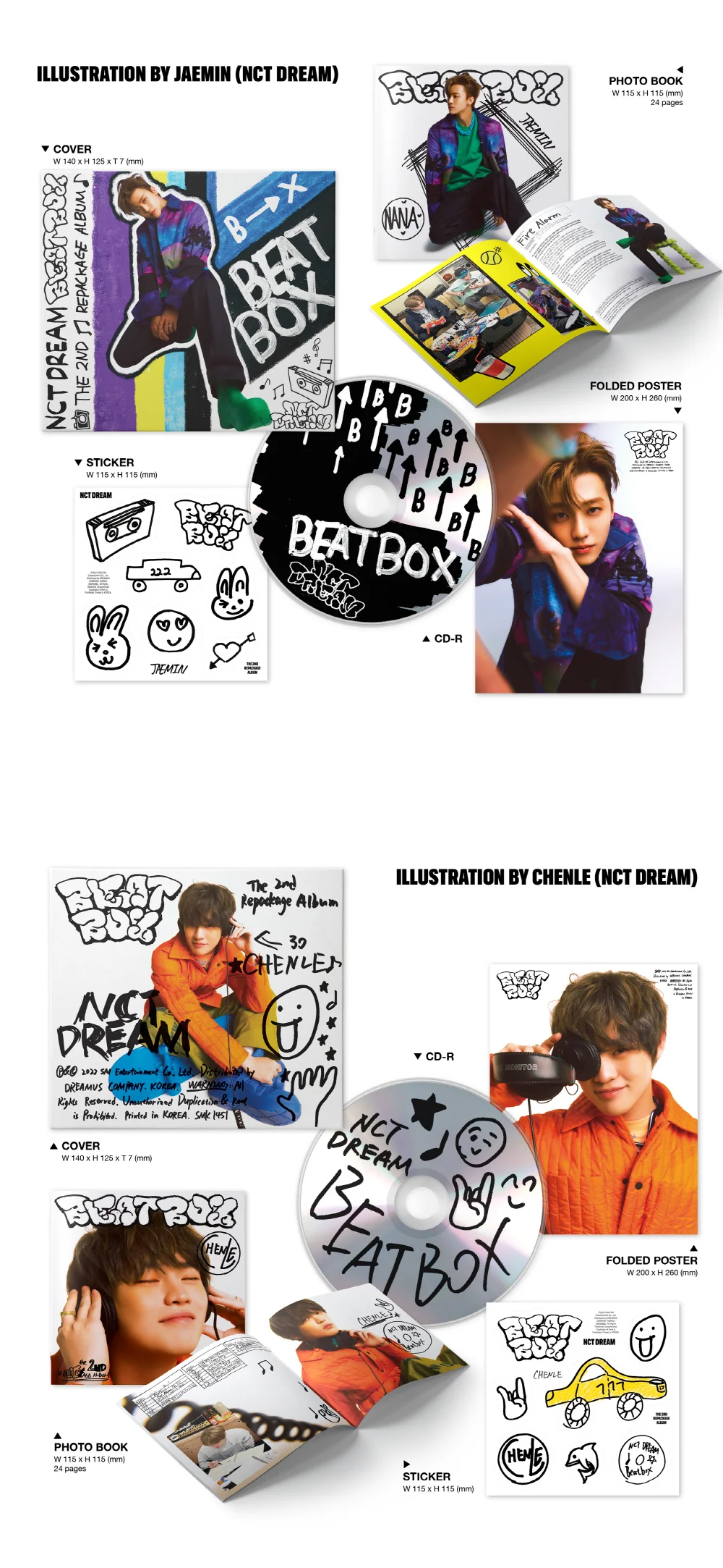 NCT DREAM - Beatbox [Digipack ver.] Album+Free Gift (Random ver.) - Image 4