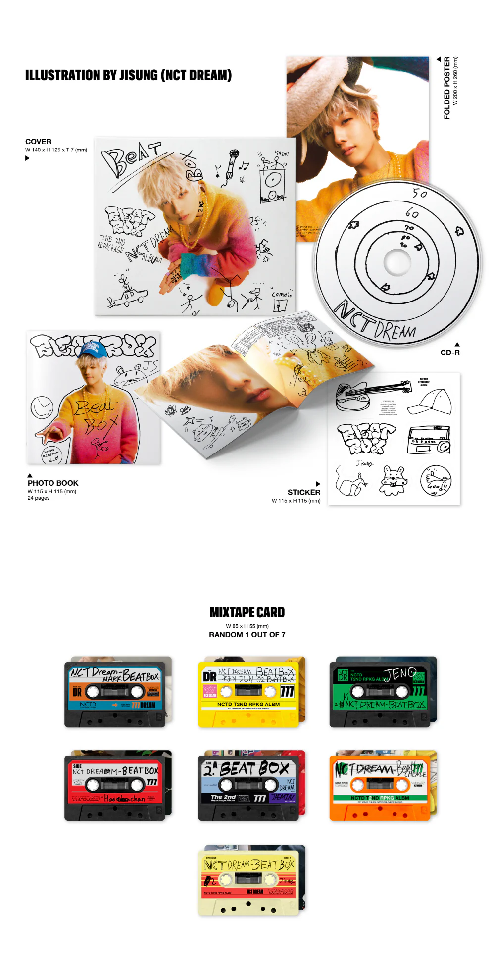 NCT DREAM - Beatbox [Digipack ver.] Album+Free Gift (Random ver.) - Image 5