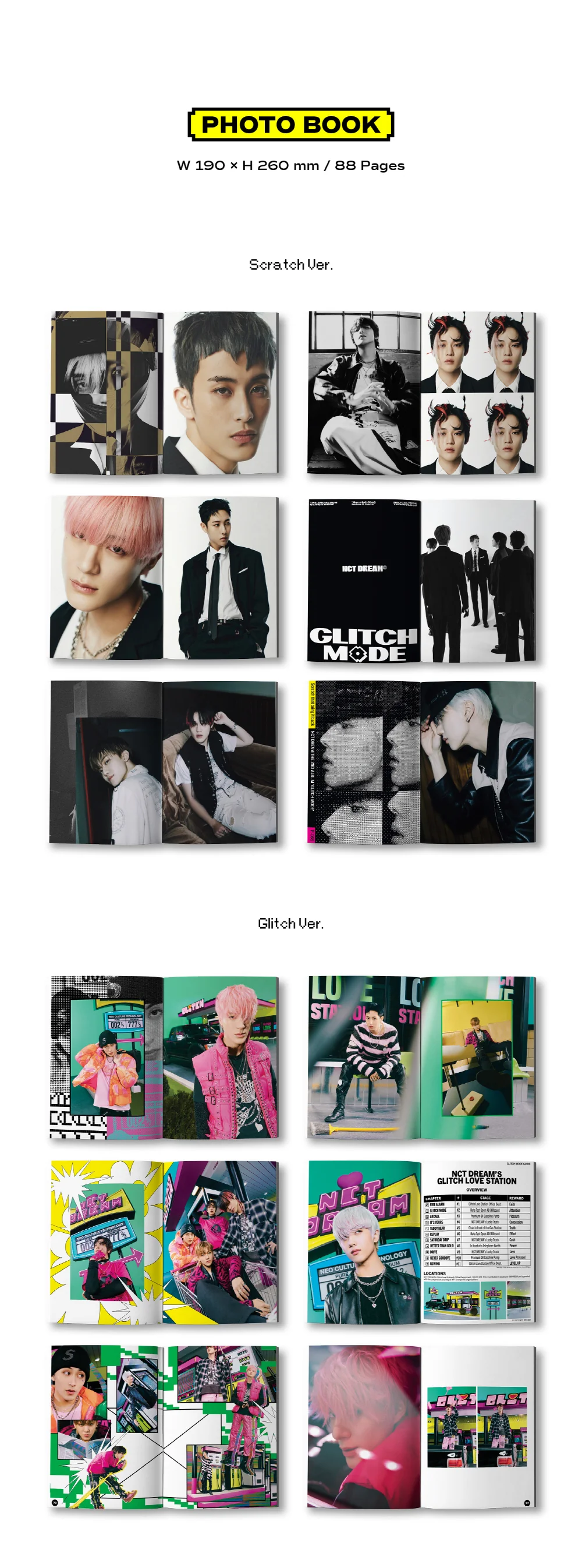 NCT DREAM - Glitch Mode [Photobook ver.] 2nd Album+Free Gift - Image 3