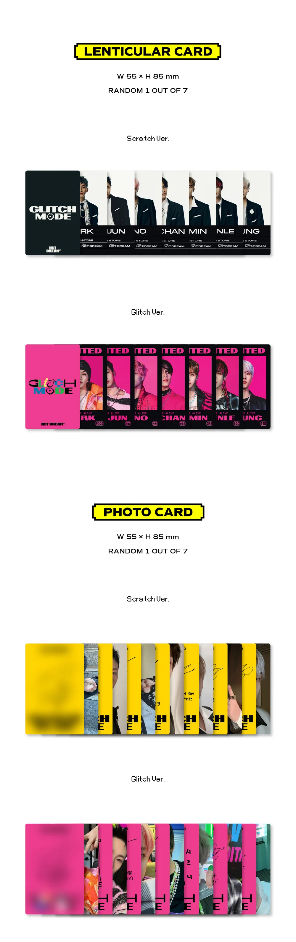 NCT DREAM - Glitch Mode [Photobook ver.] 2nd Album+Free Gift - Image 6