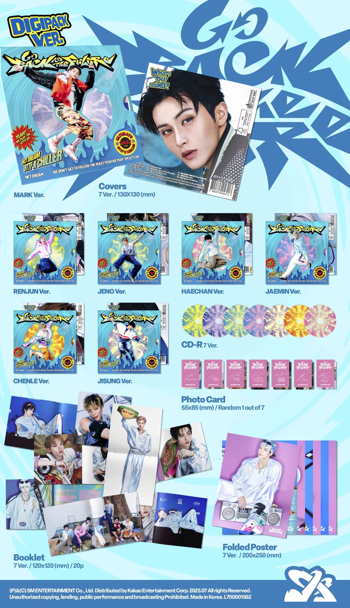 NCT DREAM - Go Back To The Future [Digipack ver.] 5th Album - Image 2