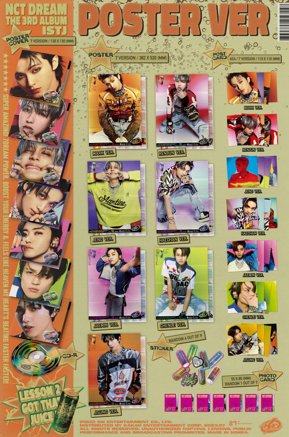NCT DREAM - ISTJ [Poster Ver.] Album+Free Gift - Image 2