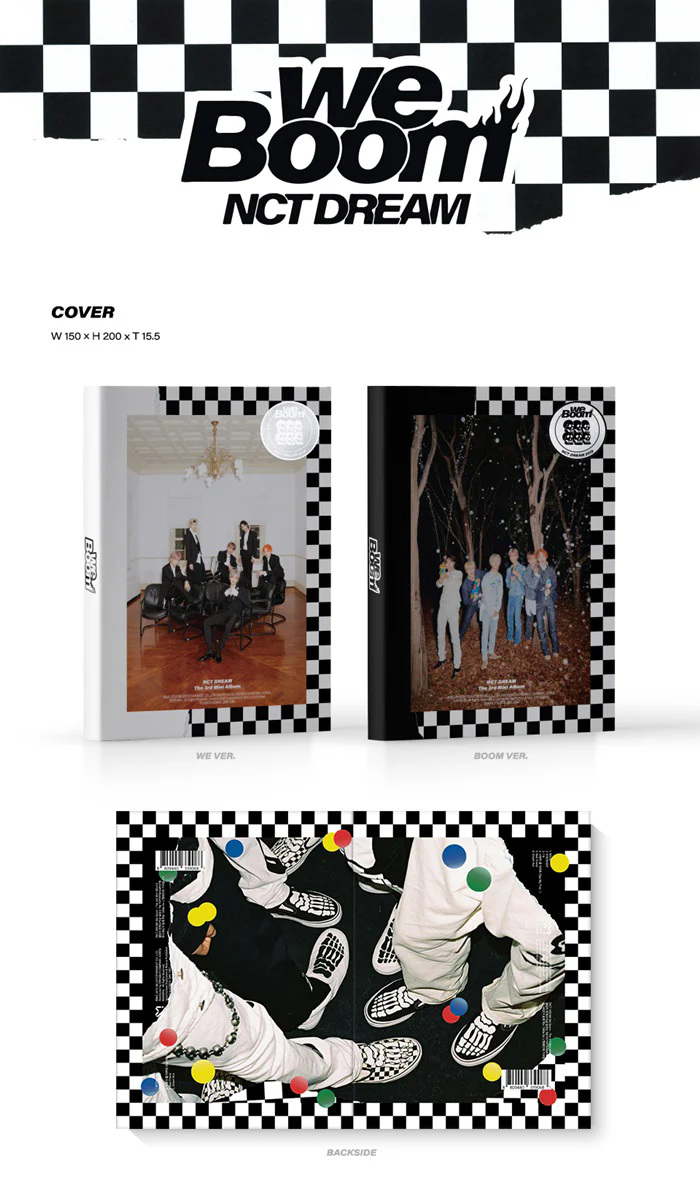 NCT DREAM - WE BOOM (3rd Mini Album) CD+Extra Photocards Set - Image 2