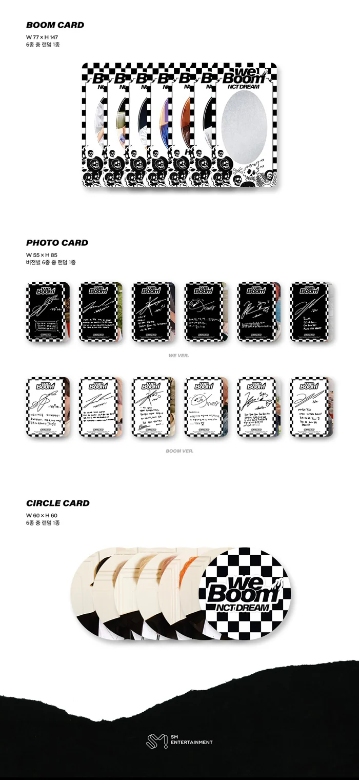NCT DREAM - WE BOOM (3rd Mini Album) CD+Extra Photocards Set - Image 4