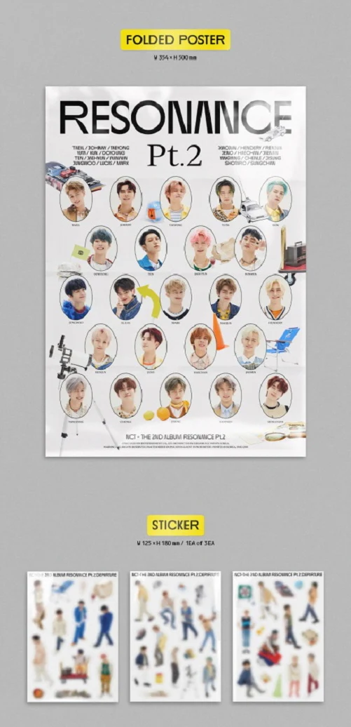 NCT - The 2nd Album RESONANCE Pt.2 [Departure ver.] CD+On Pack Poster+Free Gift - Image 4