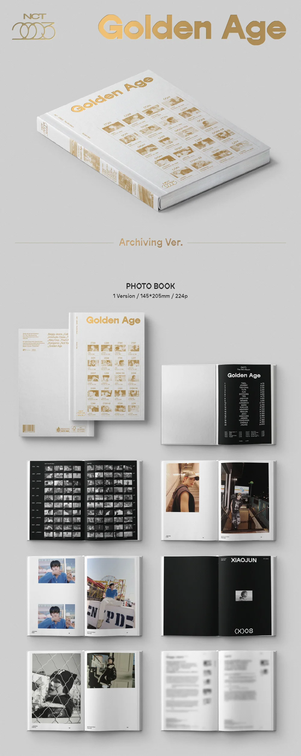 NCT - Golden Age [Archiving Ver.] Album+Free Gift - Image 2