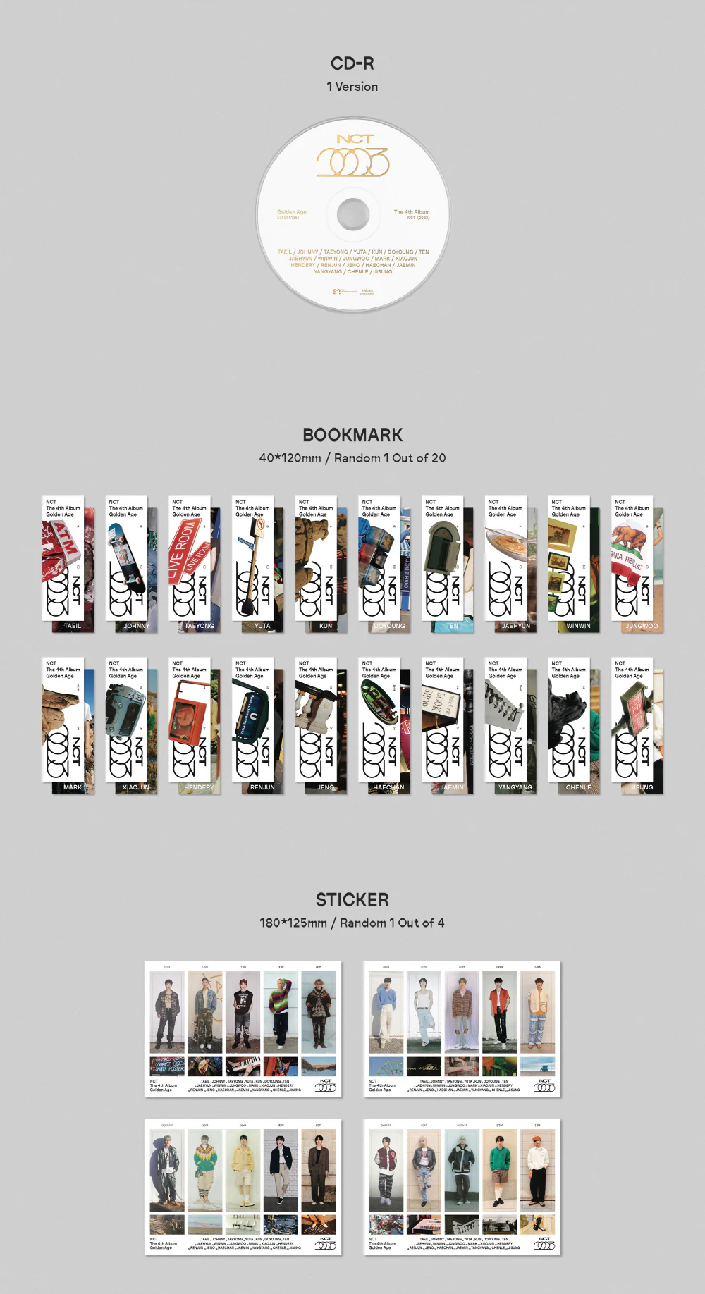NCT - Golden Age [Archiving Ver.] Album+Free Gift - Image 3