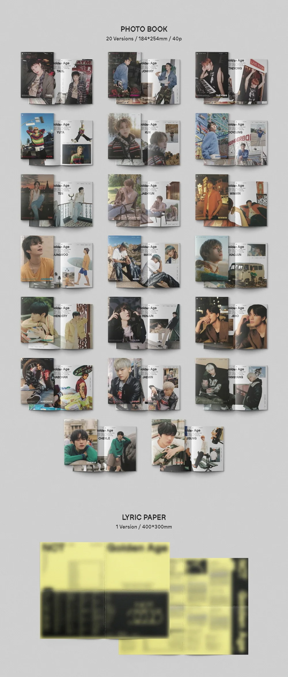 NCT - Golden Age [Collecting Random ver.] Album+Free Gift - Image 4
