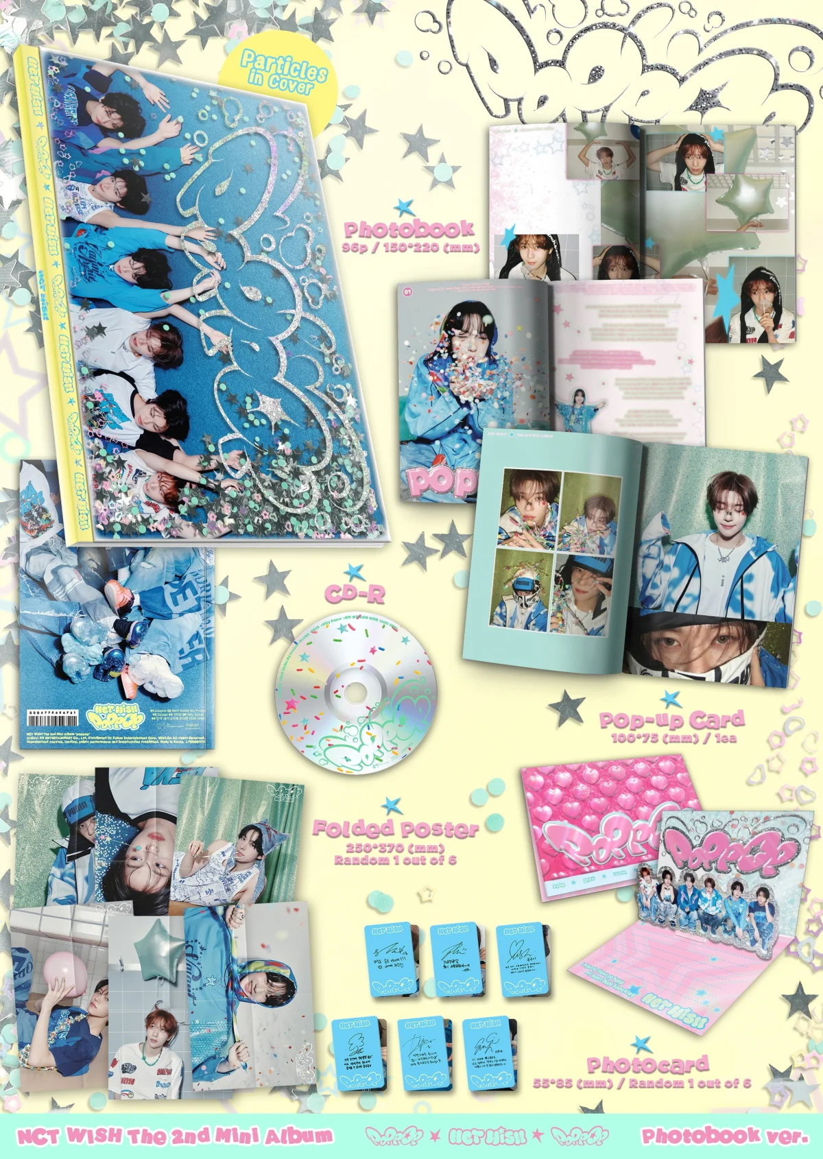NCT WISH - 2nd Mini Album poppop [Photobook Ver.] - Image 2