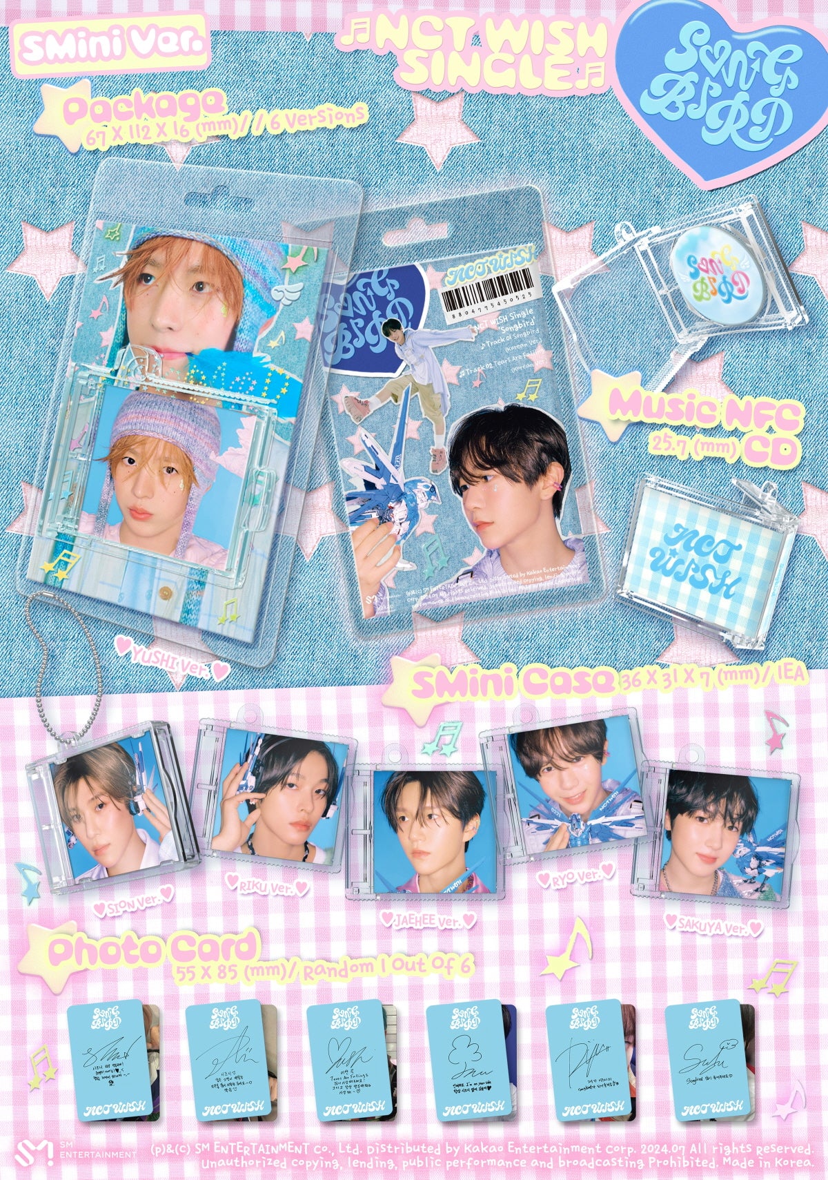 NCT WISH - 2nd Single Album Songbird SMini version - Image 2
