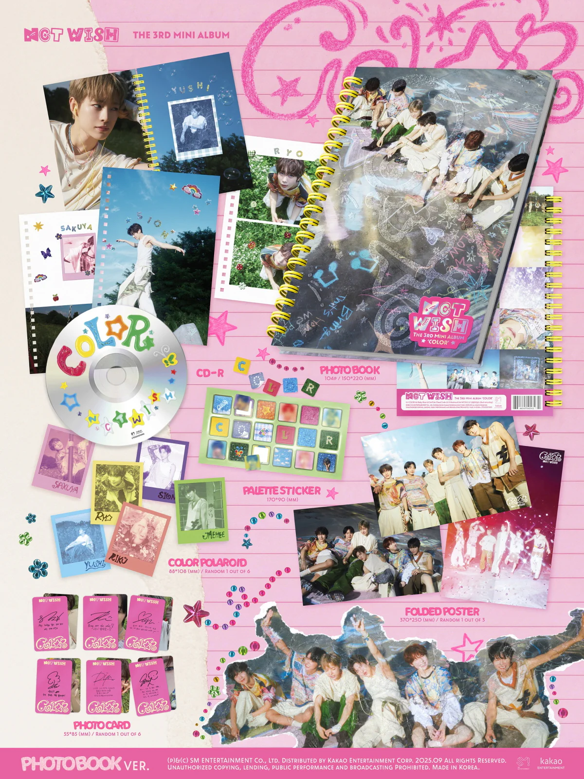 NCT WISH - 3rd Mini Album COLOR [Photobook Ver.] - Image 2