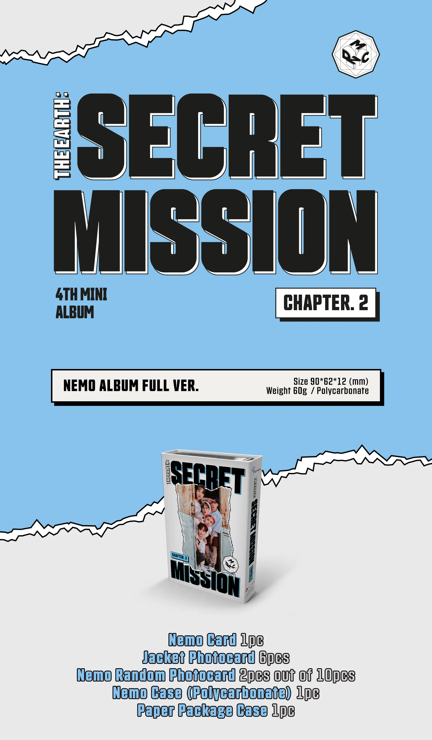 [NEMO ALBUM] MCND - THE EARTH : SECRET MISSION Chapter.2 NEMO ALBUM FULL VERSION - Image 3