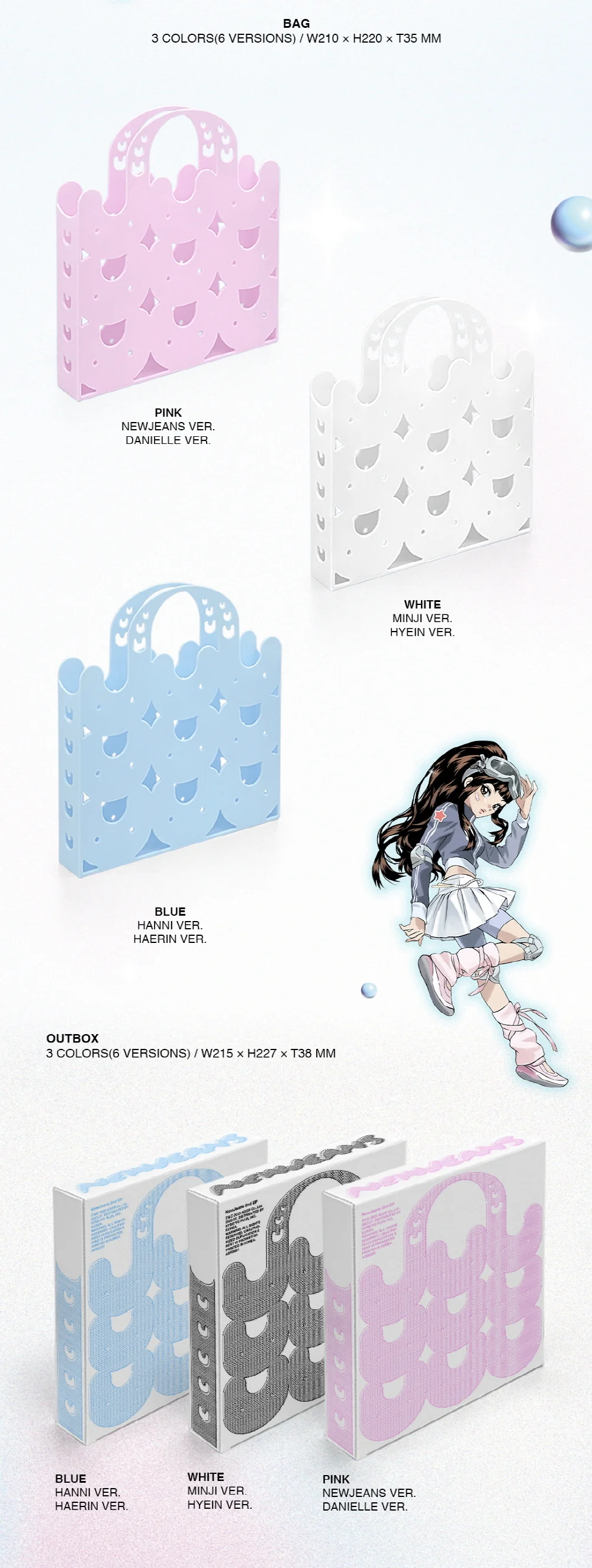 NewJeans - 2nd EP Get Up [Bunny Beach Bag ver.] Album - Image 3
