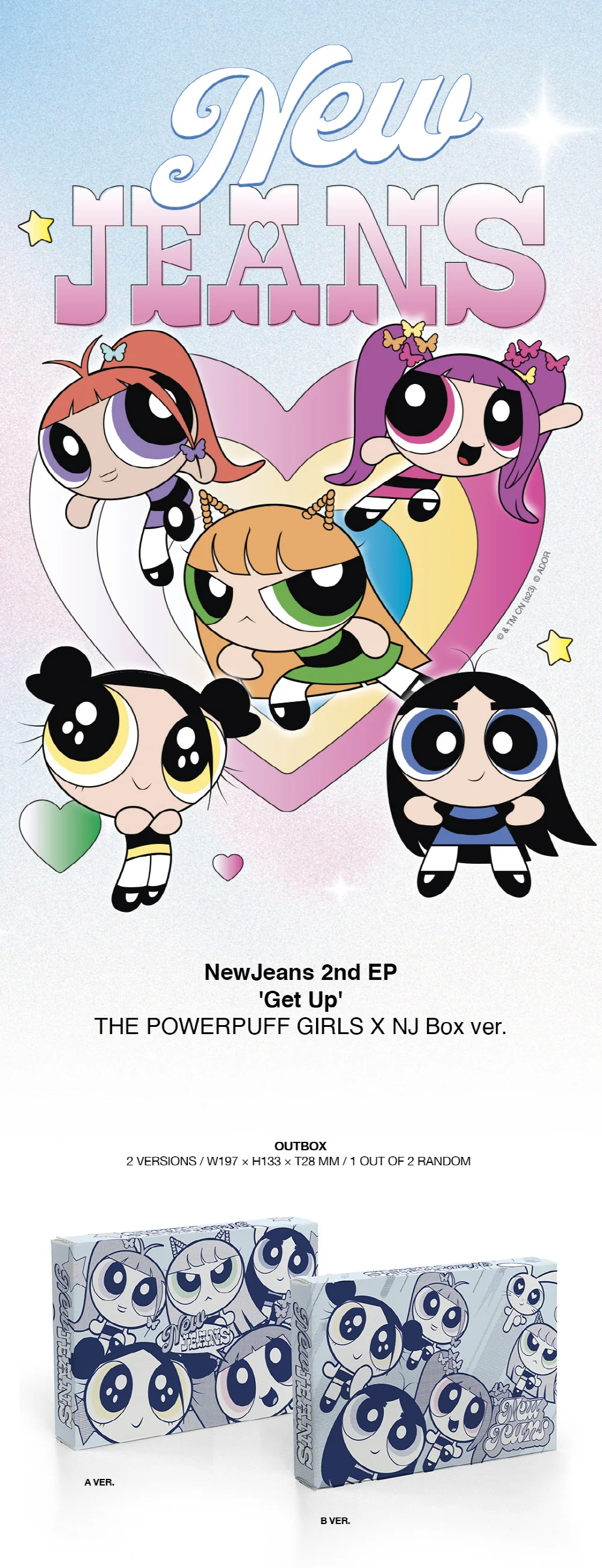 NewJeans - 2nd EP Get Up [The POWERPUFF GIRLS X NJ Box ver.] Album - Image 2