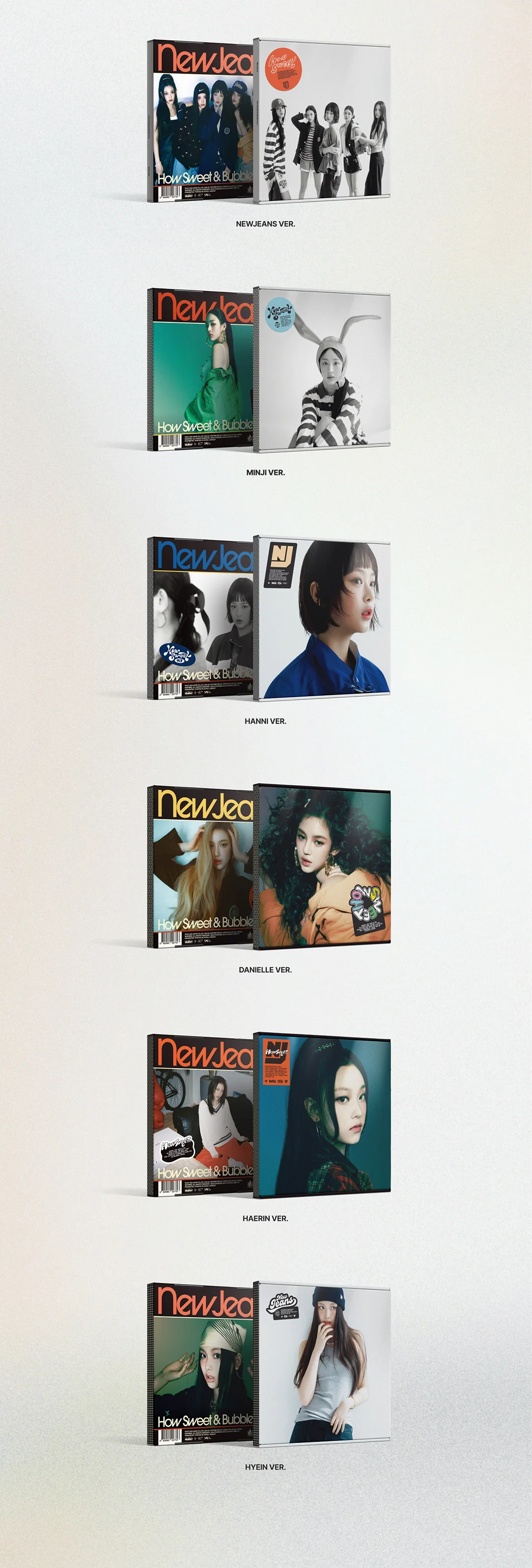 NewJeans - Double Single How Sweet Standard version CD - Image 4