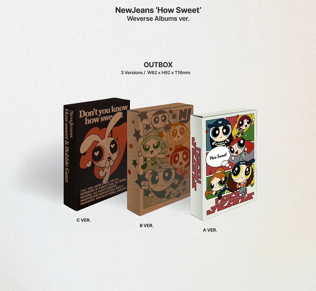 NewJeans - Double Single How Sweet Weverse Albums version - Image 3