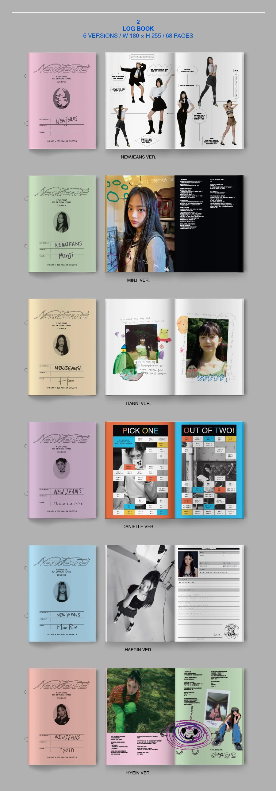 NewJeans - NewJeans 1st EP 'New Jeans' [Bluebook ver] CD - Image 3