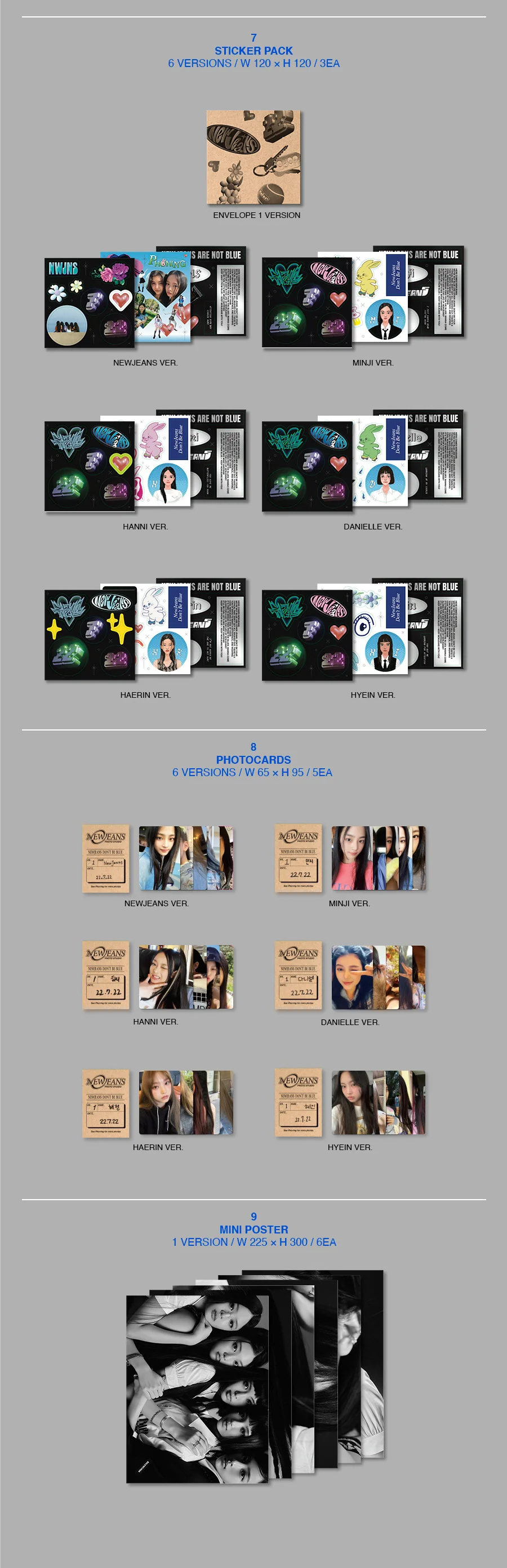 NewJeans - NewJeans 1st EP 'New Jeans' [Bluebook ver] CD - Image 6