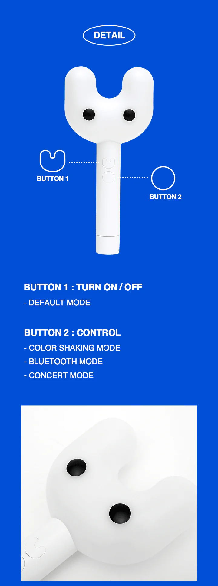 NEWJEANS - OFFICIAL LIGHT STICK BUNNIES FANLIGHT - Image 4