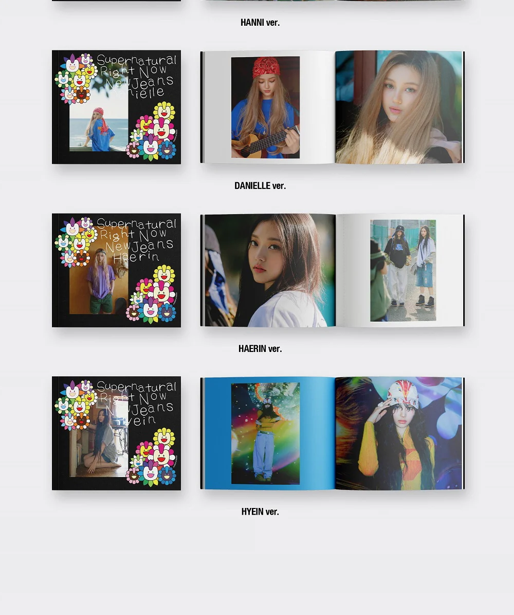 NewJeans - Supernatural NJ X MURAKAMI Cross Bag version CD - Image 7