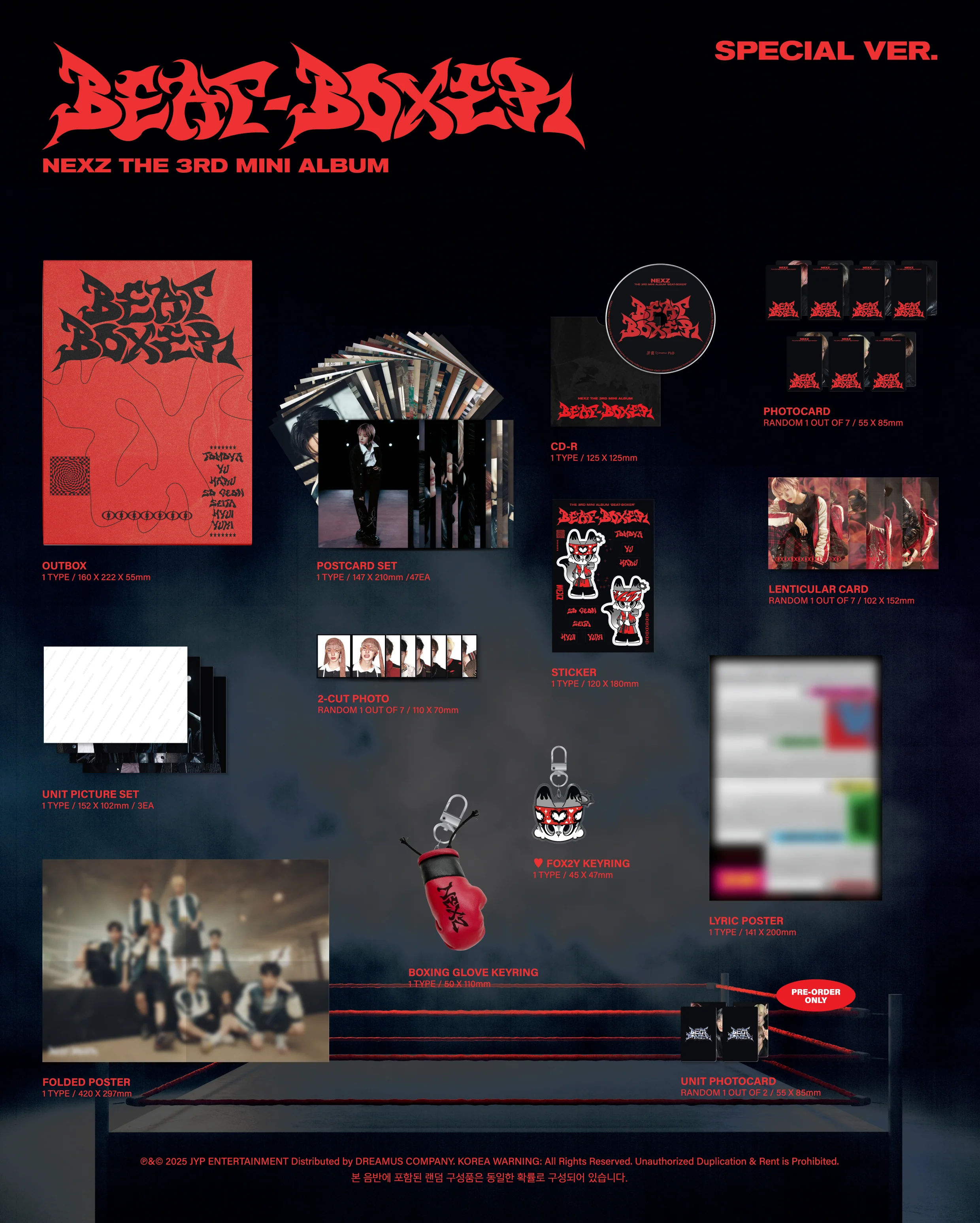 NEXZ - Beat-Boxer [Special ver.] 3rd Mini Album+Pre-Order Gift - Image 2