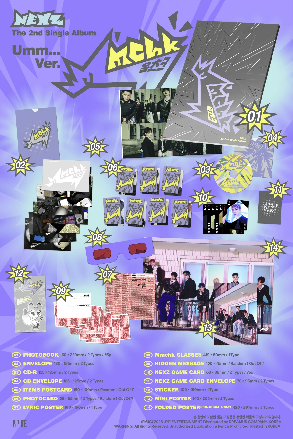 NEXZ - Mmchk 2nd Single Album+Pre-Order Gift - Image 2