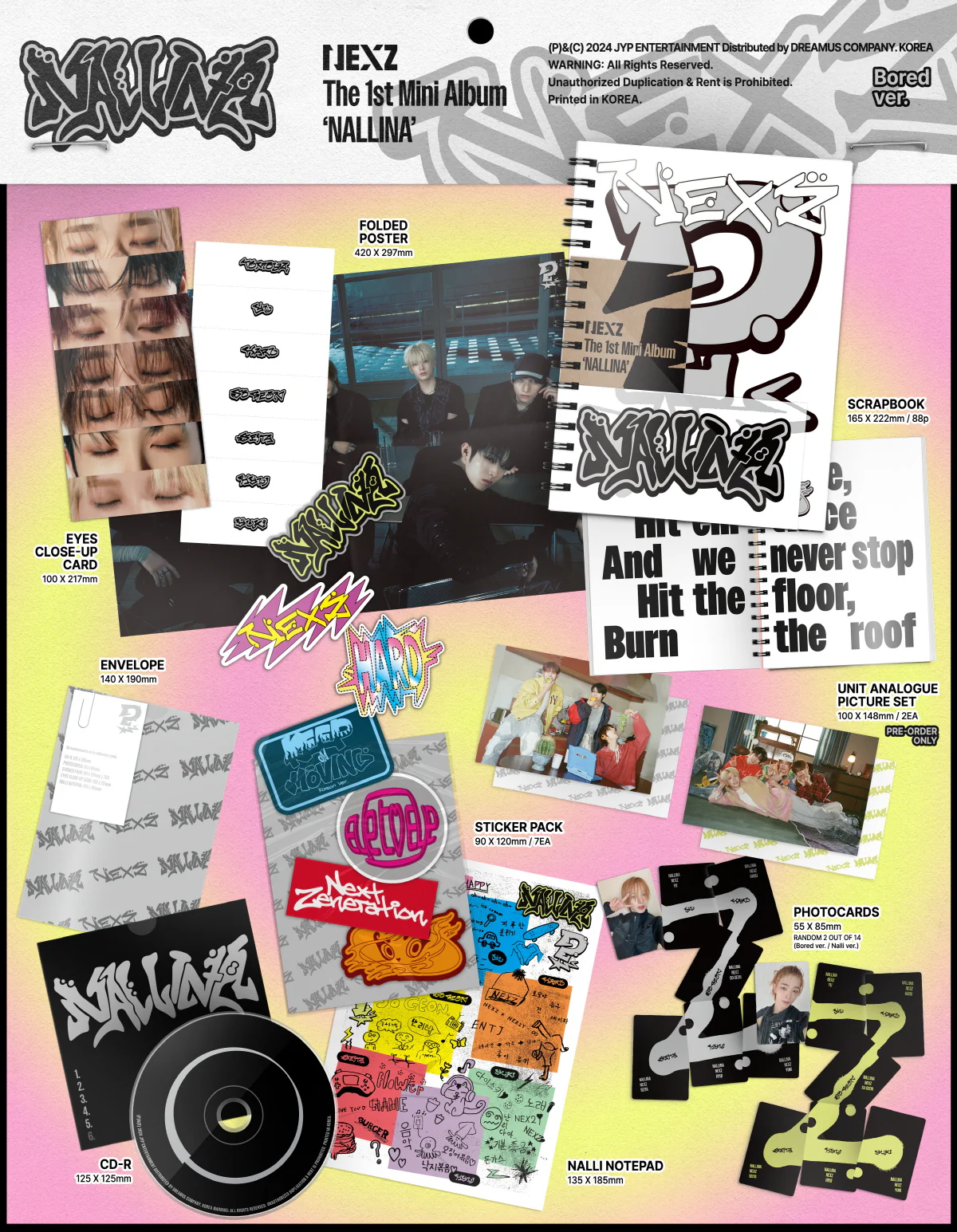 NEXZ - NALLINA 1st Mini Album+Pre-Order Gift - Image 2