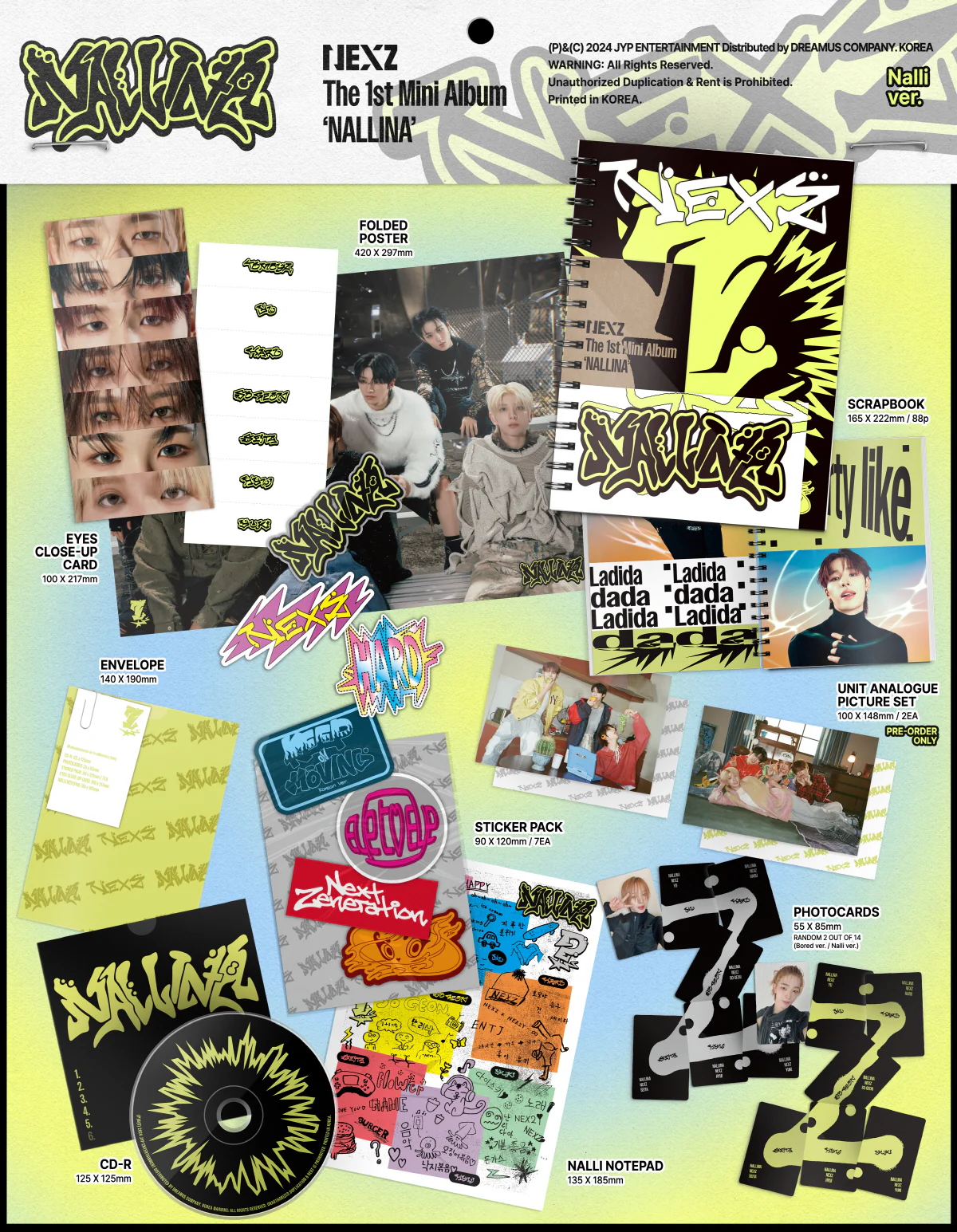 NEXZ - NALLINA 1st Mini Album+Pre-Order Gift - Image 3