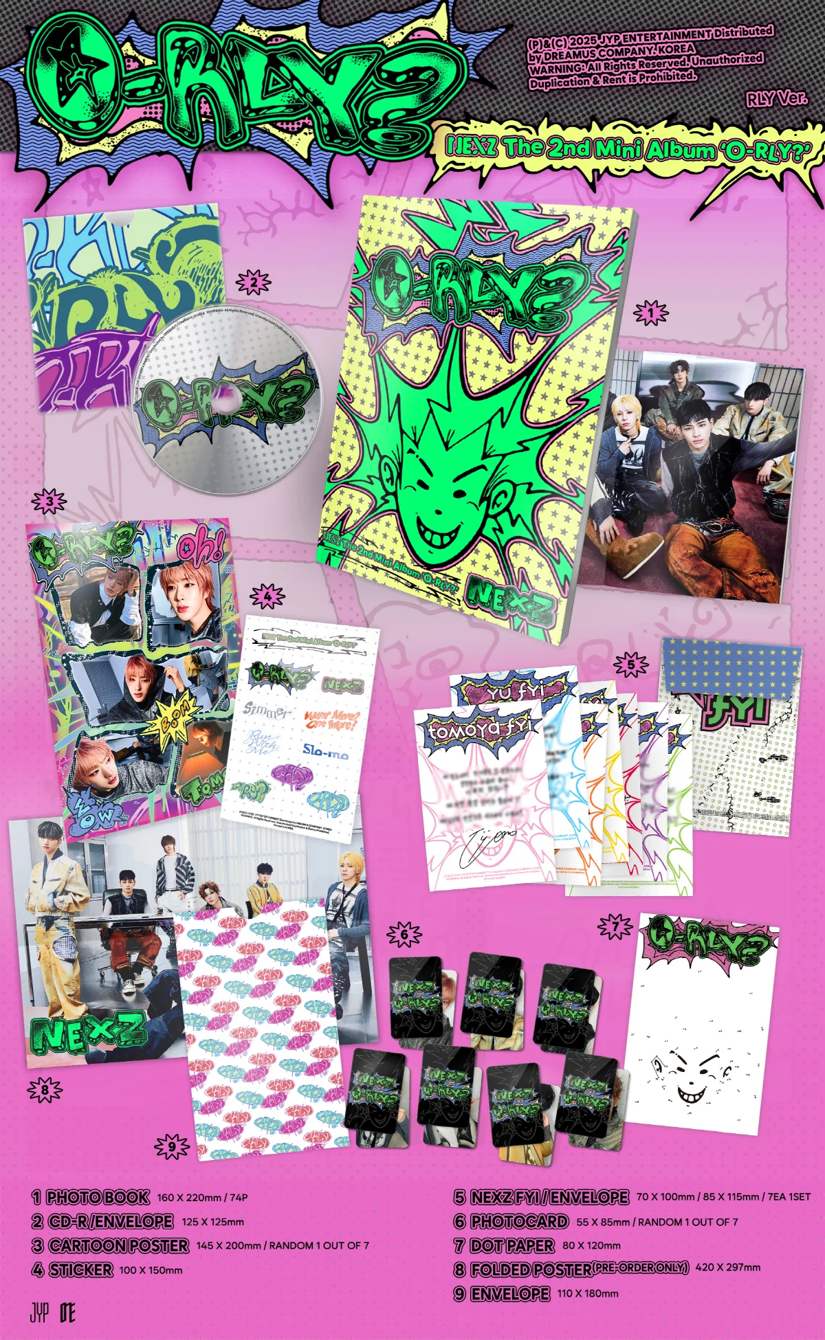 NEXZ - O-RLY? 2nd Mini Album+Pre-Order Gift - Image 3