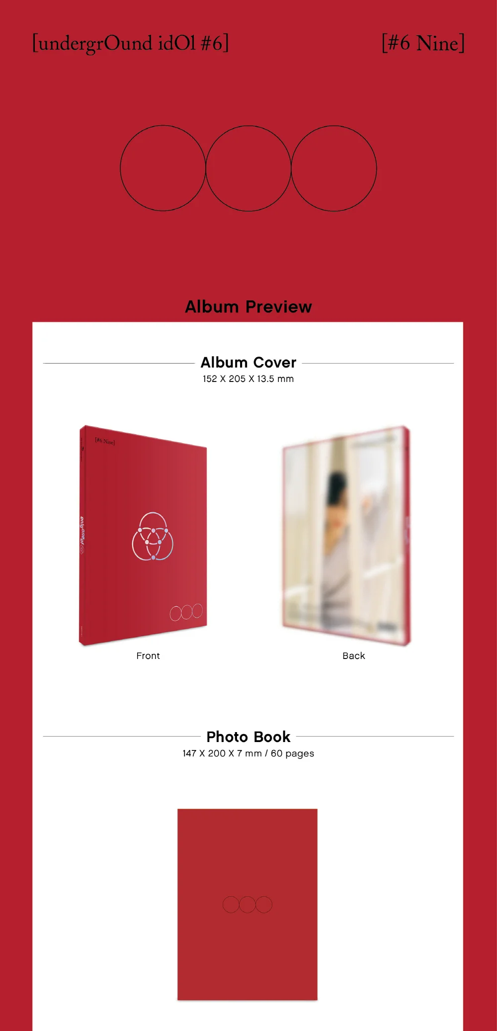 NINE OnlyOneOf - undergrOund idOl #6 Album+Folded Poster - Image 2