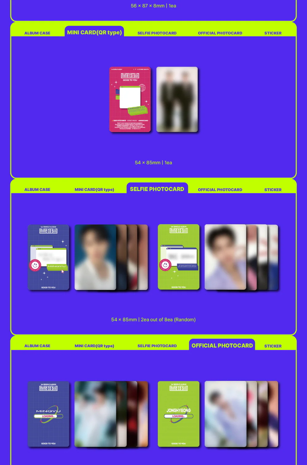 NINE to SIX  - 1st Single Album GOOD TO YOU [Platform Album] - Image 3