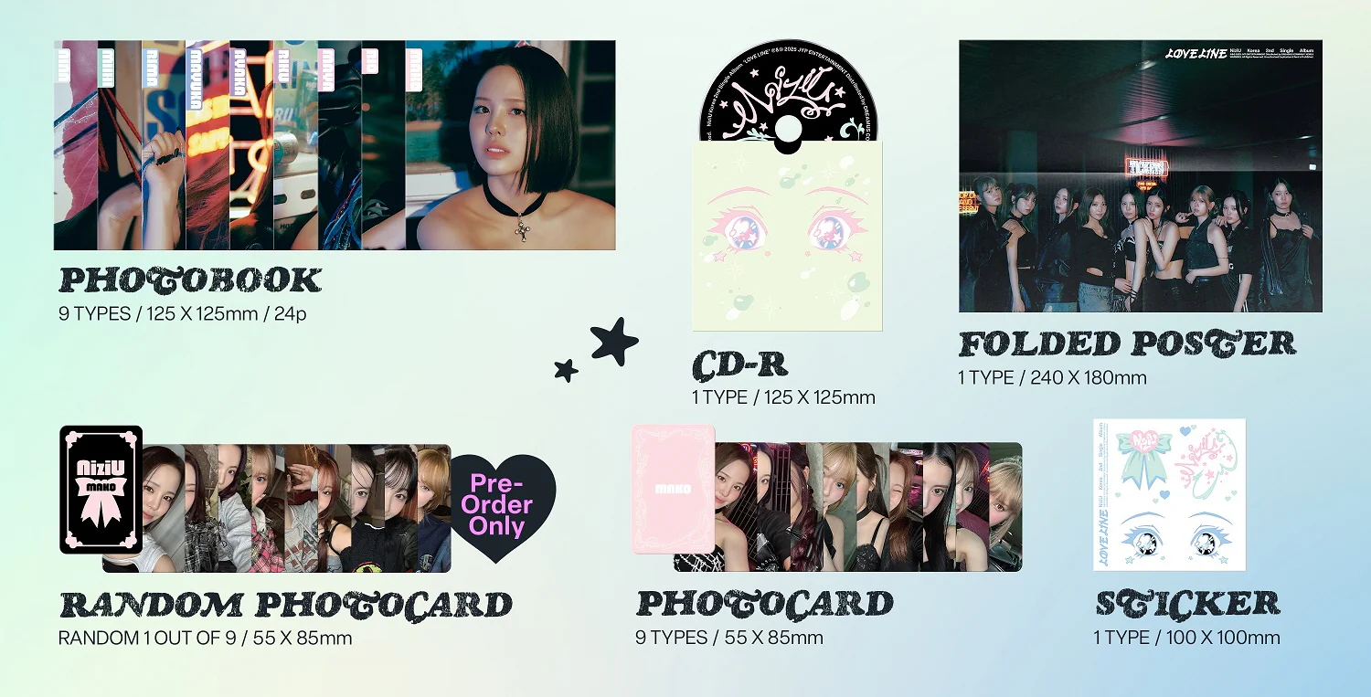 NiziU - LOVE LINE [Digipack ver.] 2nd Single Album - Image 3