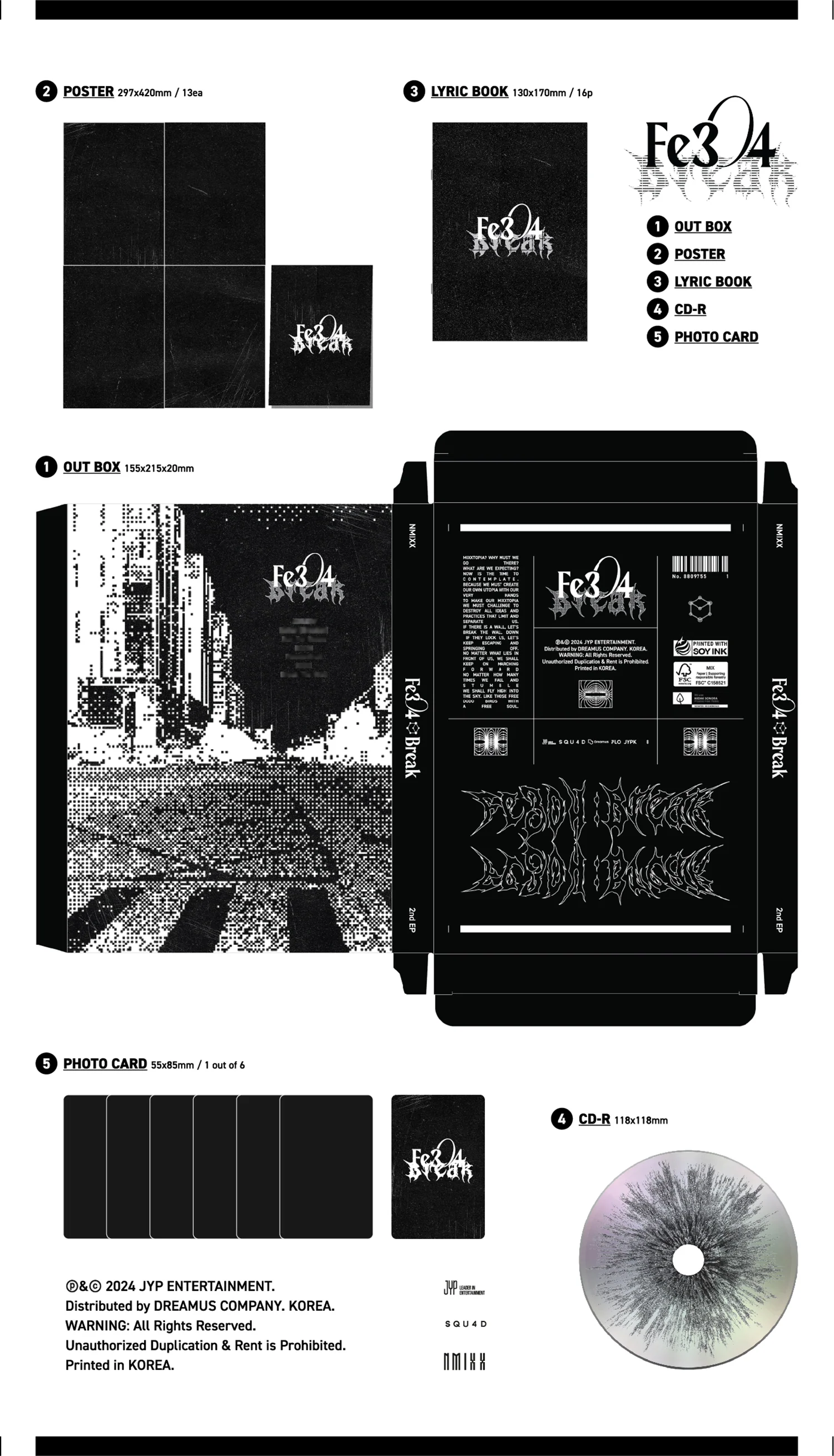 NMIXX - Fe3O4 : BREAK [Poster Ver.] Album - Image 2