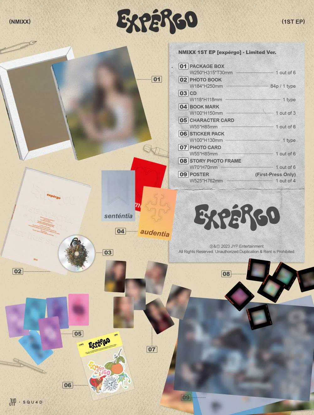NMIXX - expérgo [Limited Ver.] Album+Folded Poster - Image 2