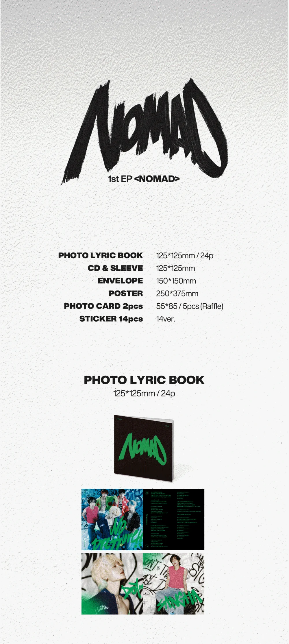 NOMAD - 1st EP Album NOMAD - Image 2