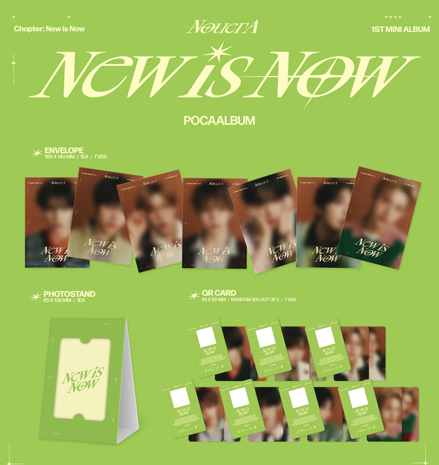 NouerA - 1st Mini Album Chapter: New is Now Pocaalbum - Image 2