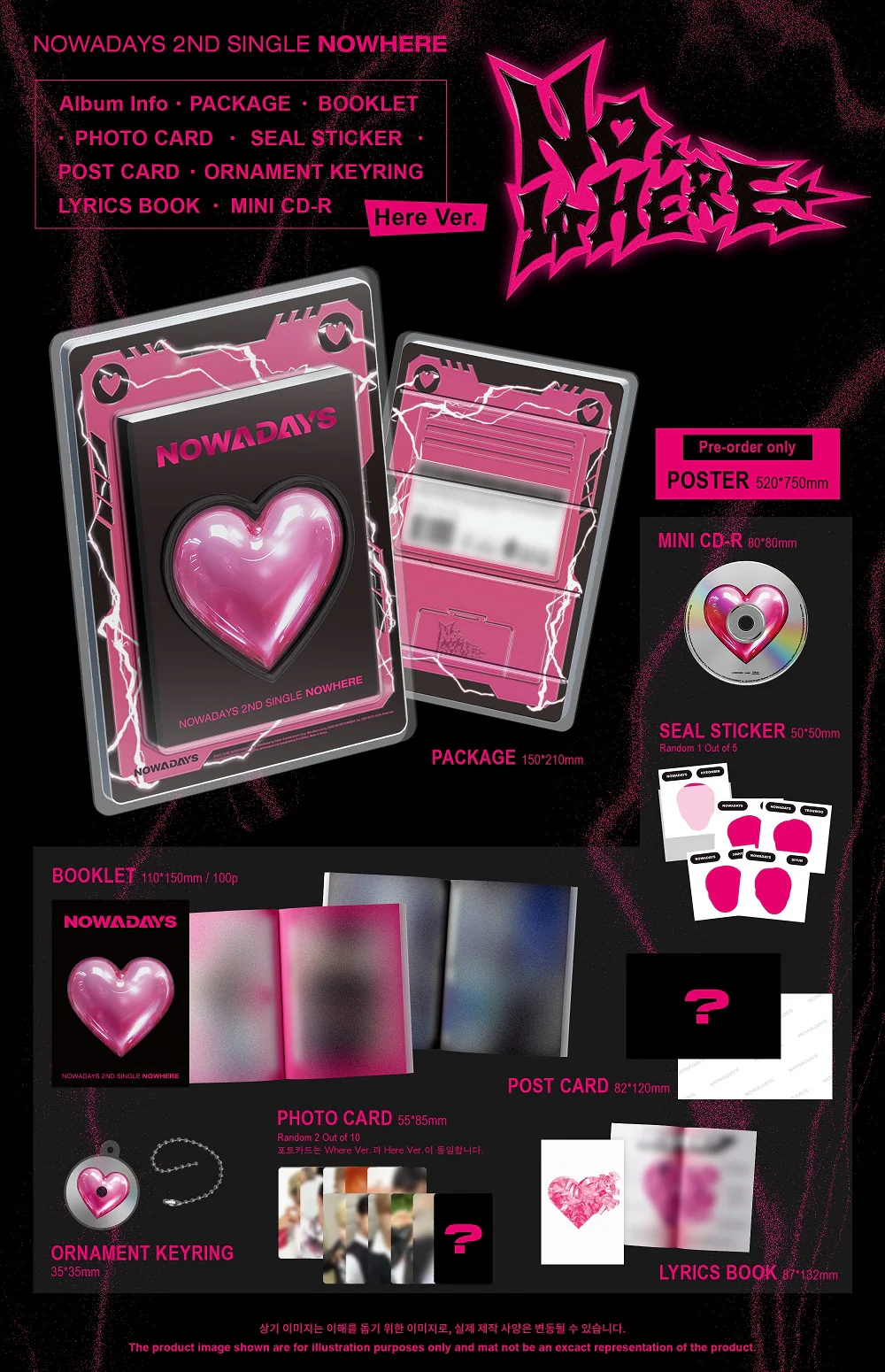 NOWADAYS - 2nd Single Album Nowhere CD - Image 2