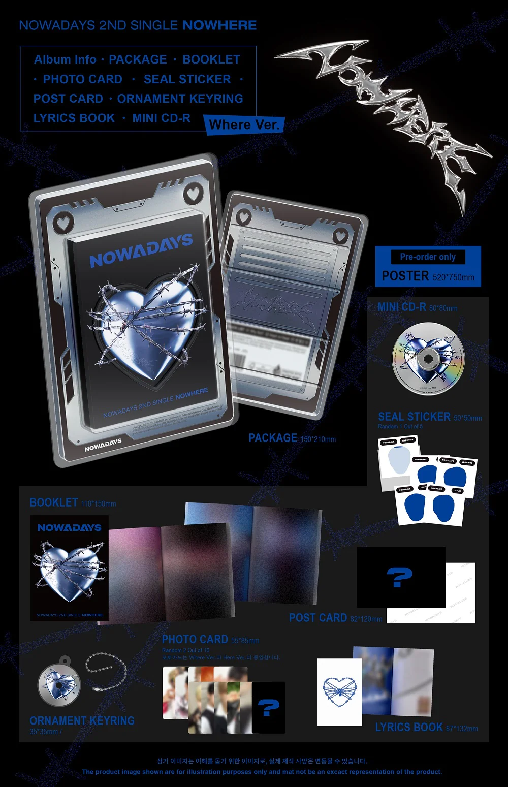 NOWADAYS - 2nd Single Album Nowhere CD - Image 3