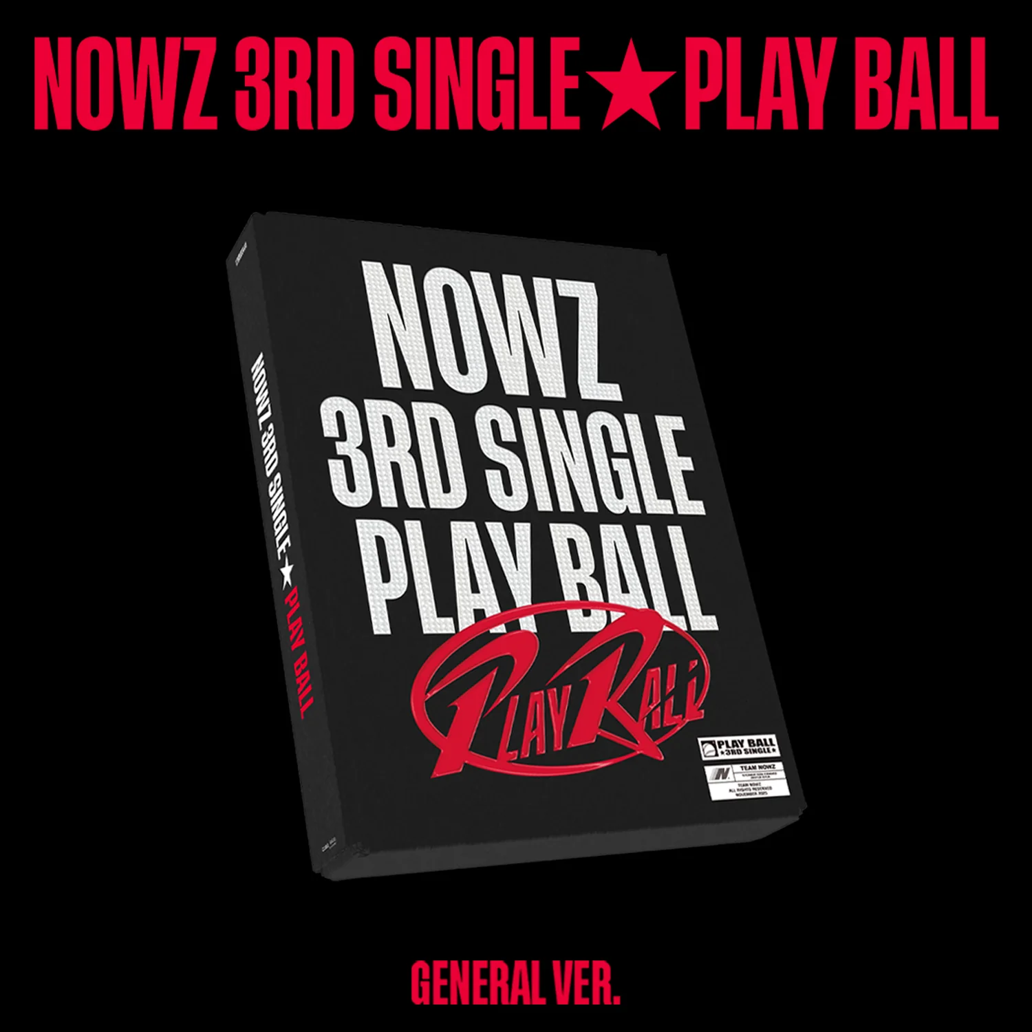 Nowz - 3rd Single Album Play Ball General version CD