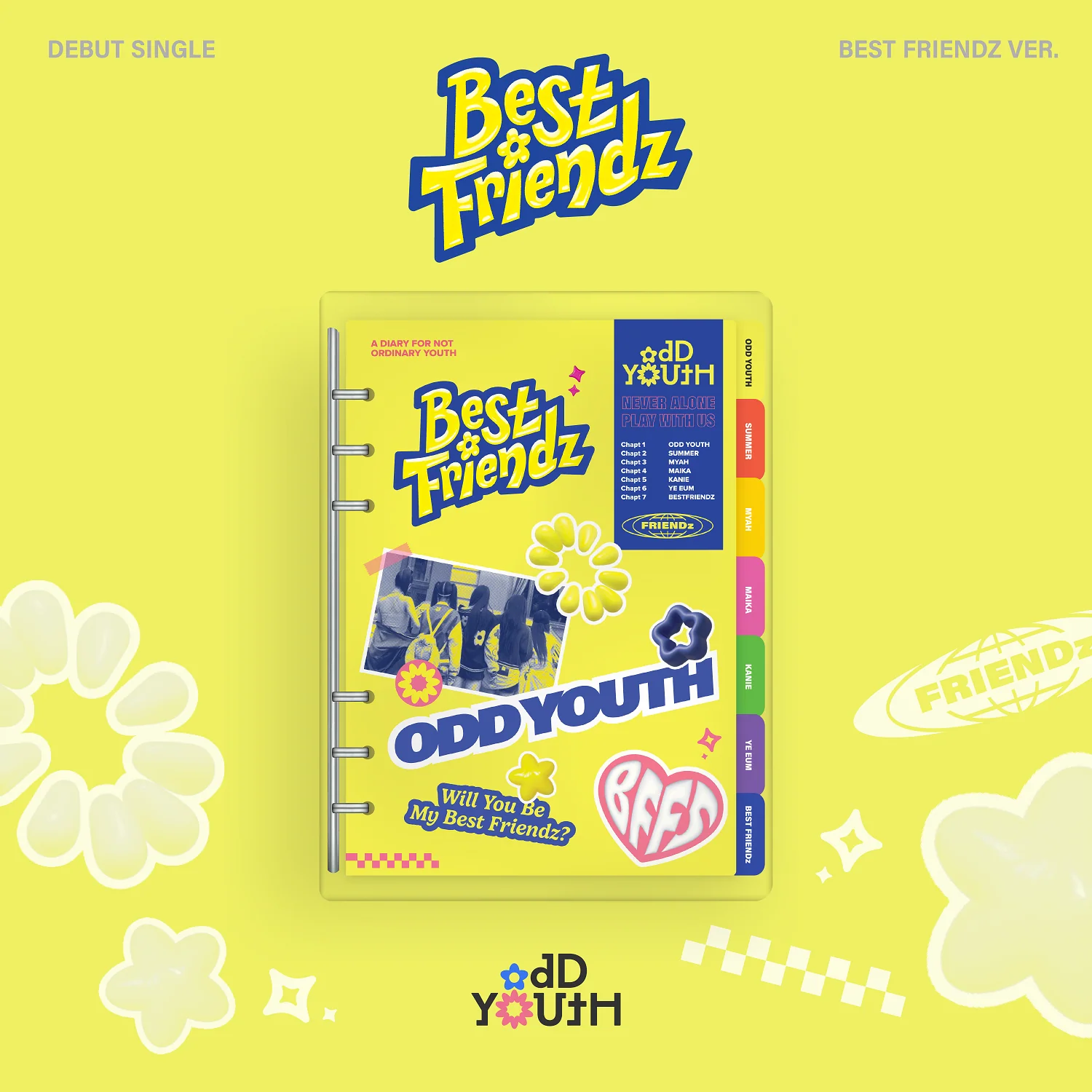 ODD YOUTH - Best Friendz (1st Single Album) - Image 2