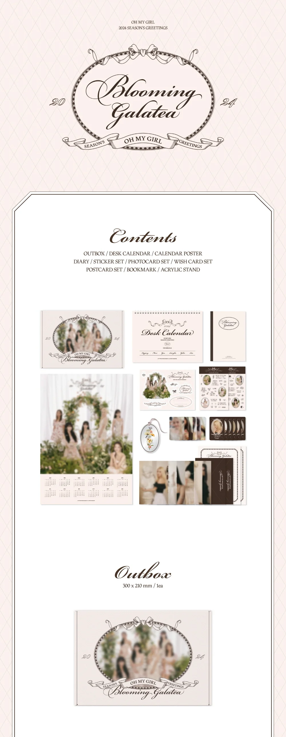 OH MY GIRL - 2024 SEASON’S GREETINGS [Blooming Galatea] - Image 2