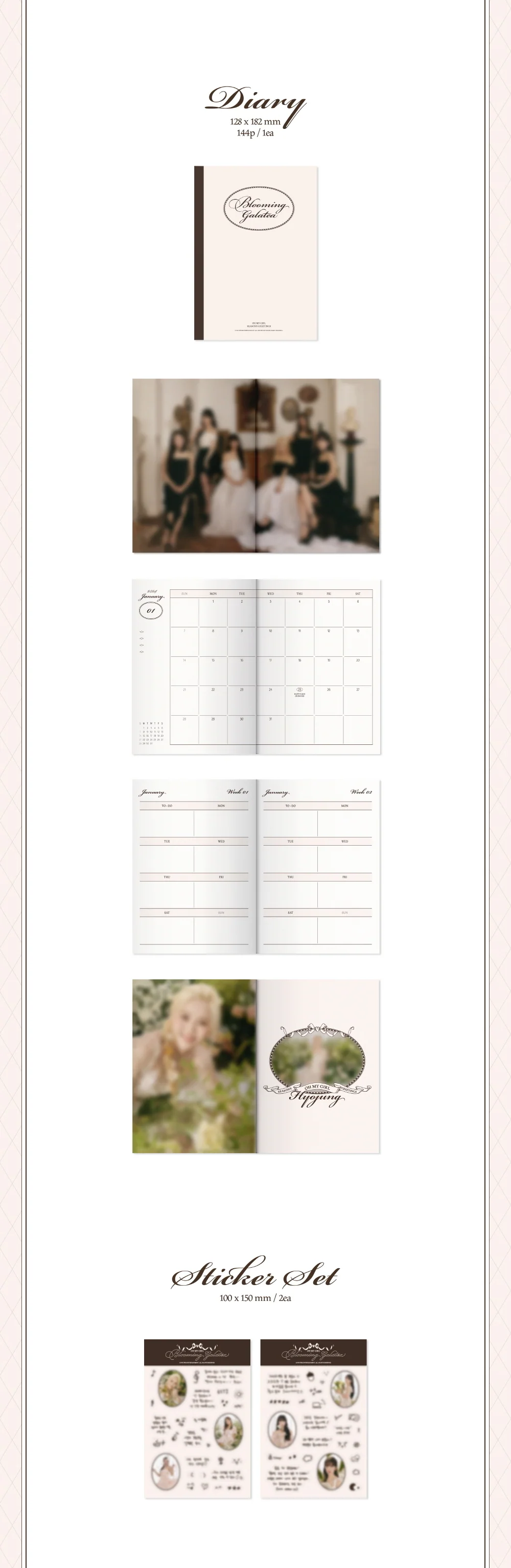 OH MY GIRL - 2024 SEASON’S GREETINGS [Blooming Galatea] - Image 4