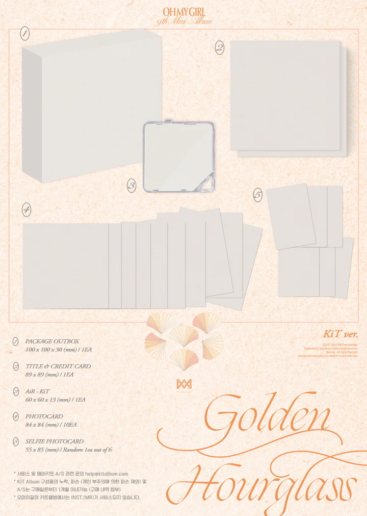 OH MY GIRL - 9th Mini Album Golden Hourglass KIT Album - Image 2