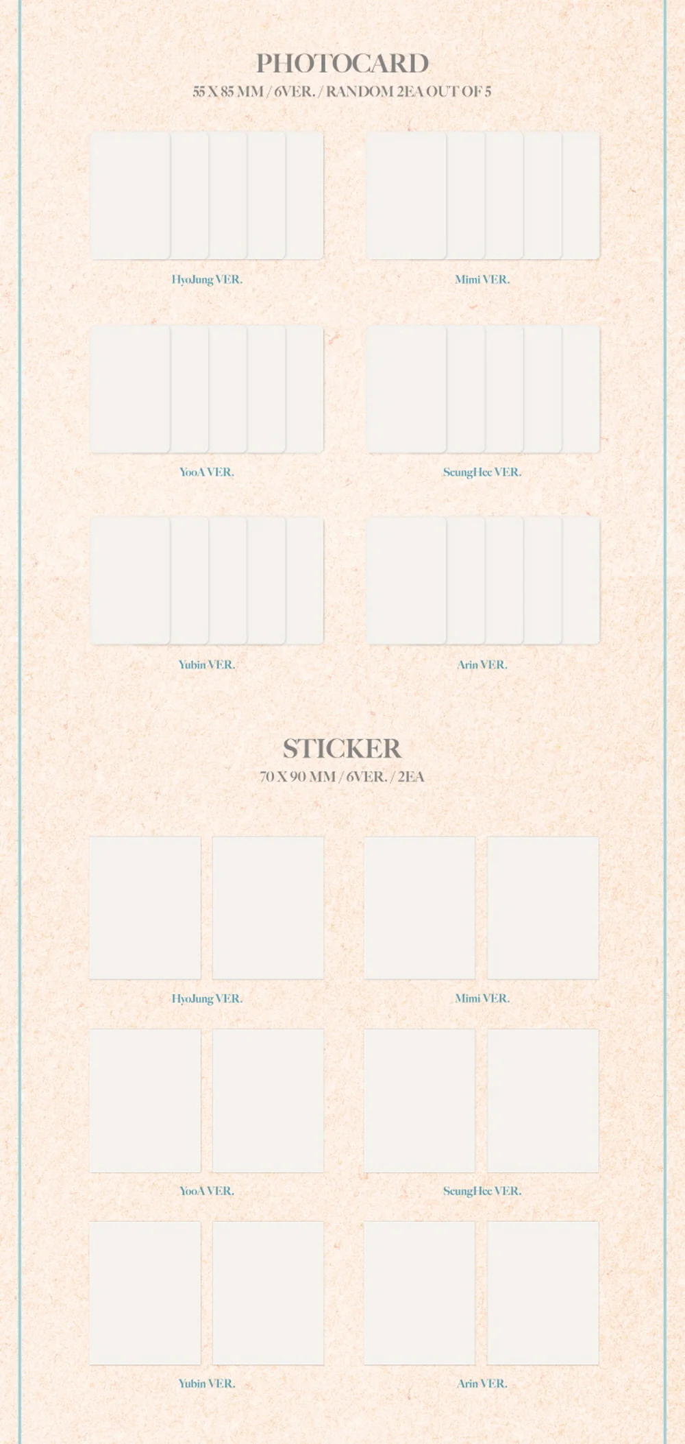 OH MY GIRL - Golden Hourglass POCA ver (9th Mini Album) - Image 4