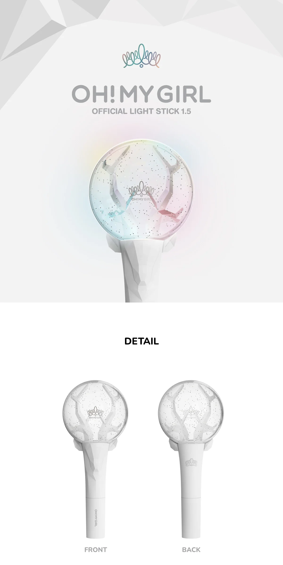 OH MY GIRL - Official Light Stick Ver 1.5 Fanlight - Image 2