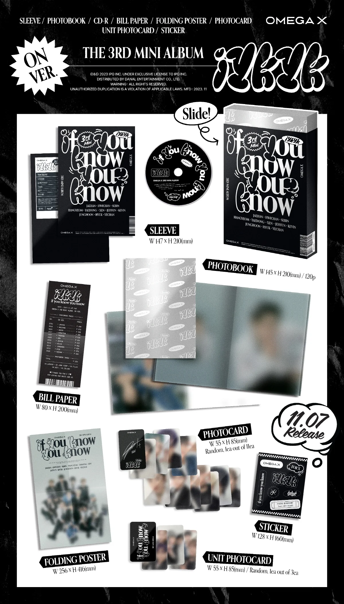 OMEGA X - 3rd Mini Album [iykyk] - Image 3