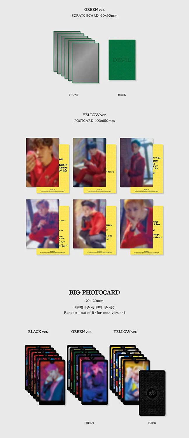 ONEUS - Devil (Vol.1) Album+Extra Photocards Set - Image 5